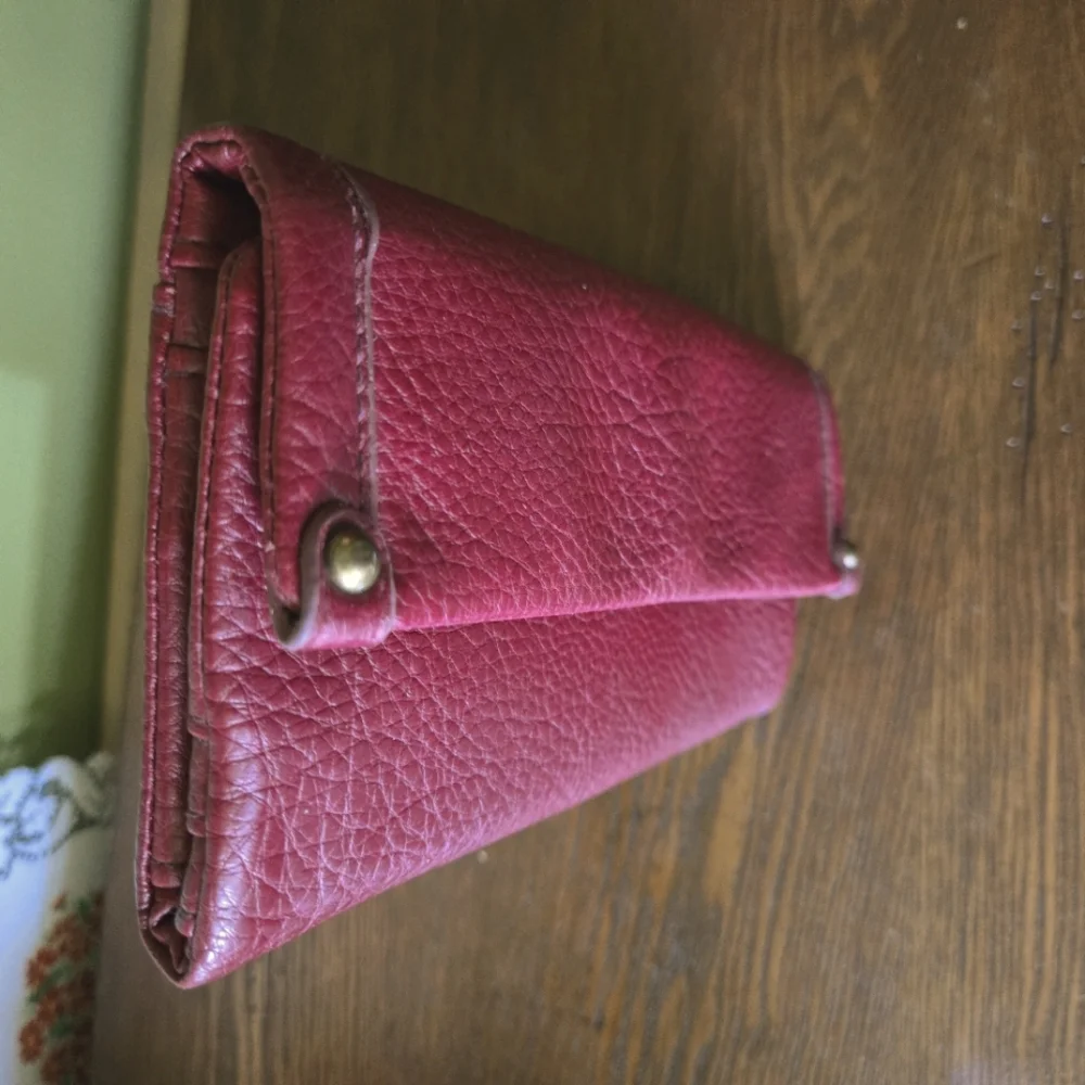 Elegant Burgundy Soft Leather Wallet
